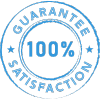Image of We believe in 100% satisfaction, 100% of the time. Contact us if you're not happy!